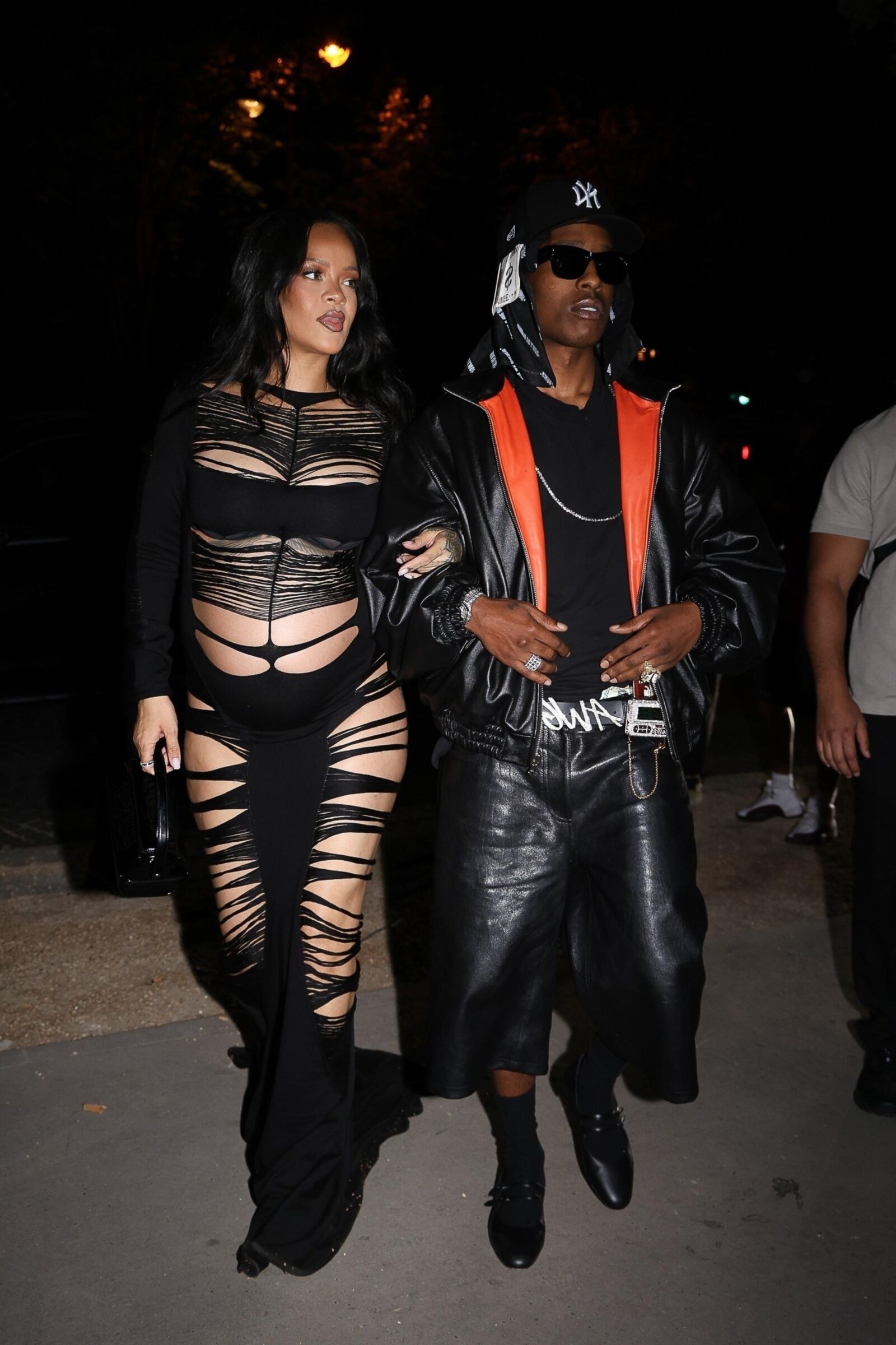 Rihanna and A$AP Rocky L'Arc nightclub in Paris June , 
