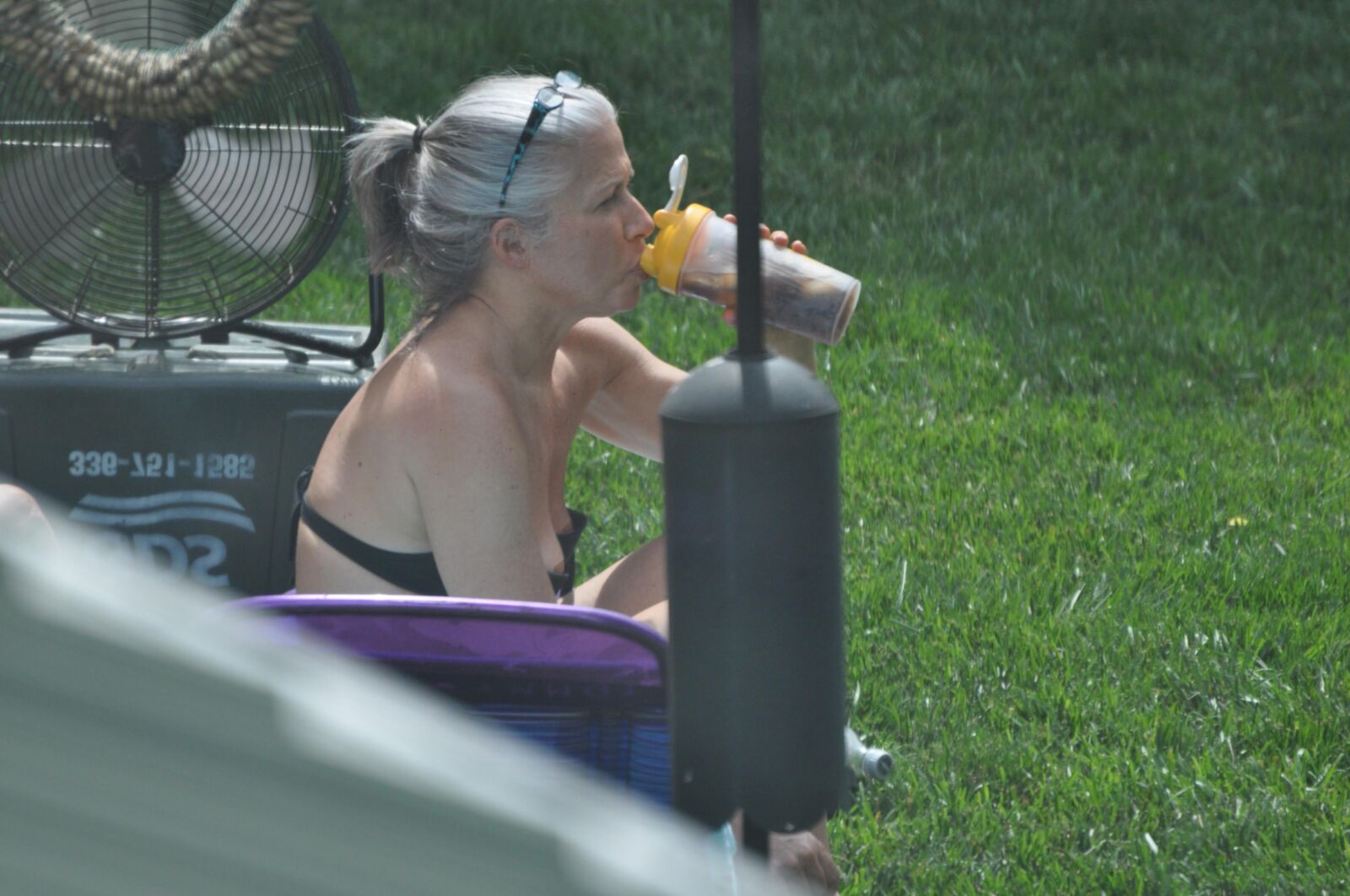 sunbathing 