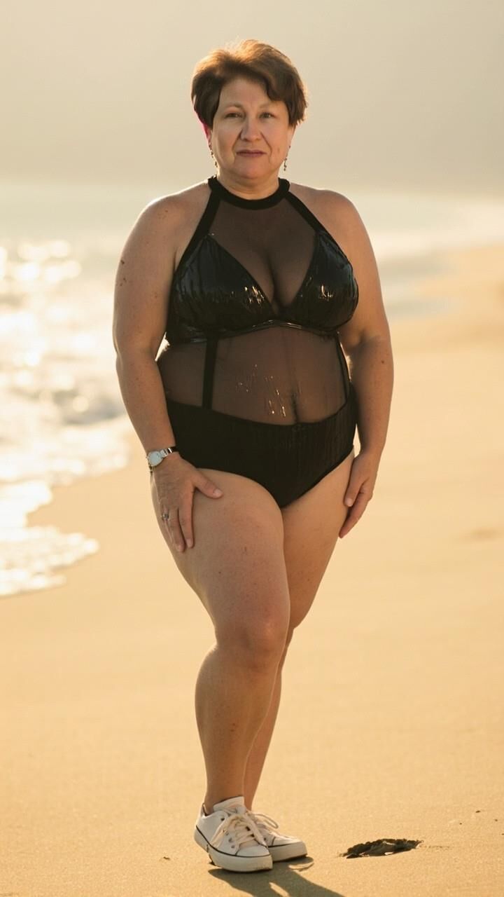 AI Oma Ana am Strand