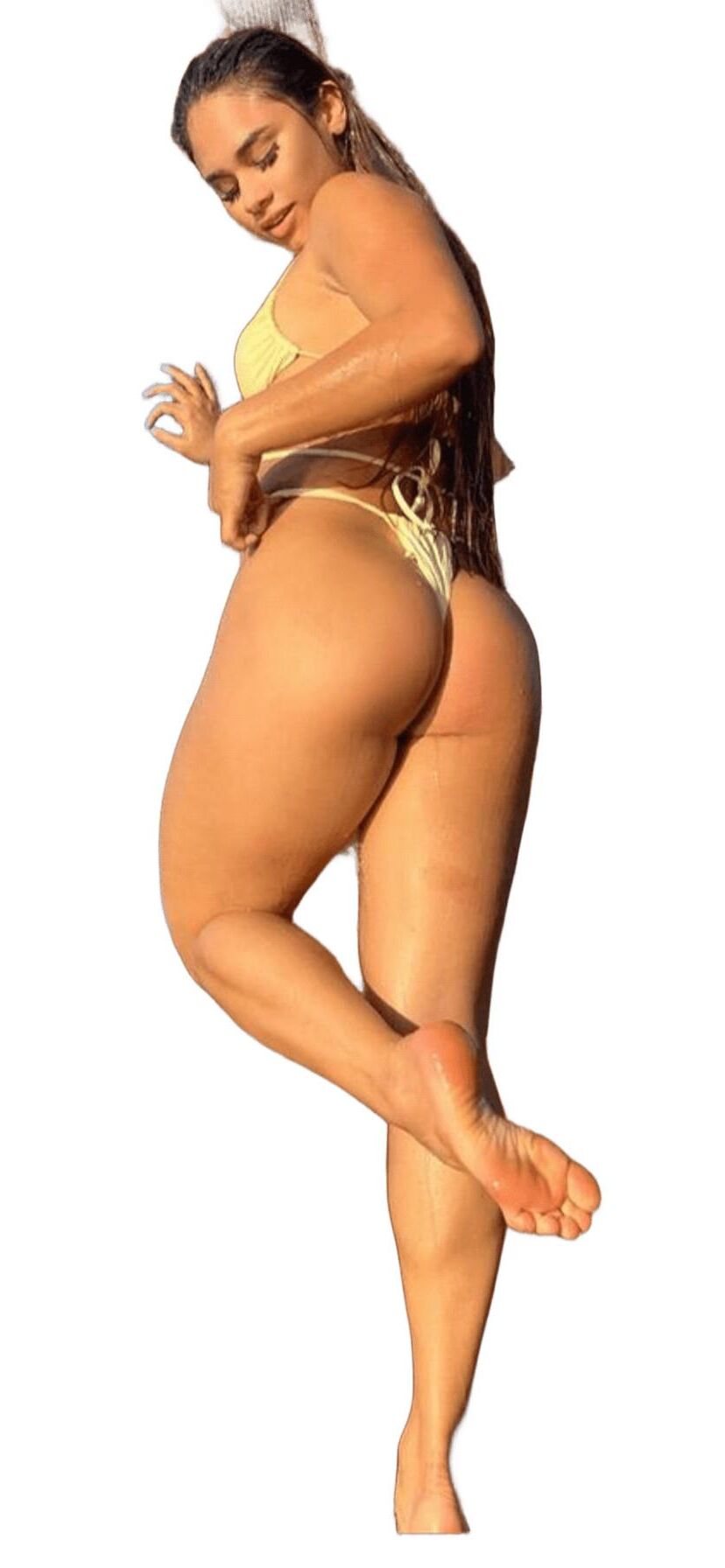Latina mignonnes Big Butt Stickers