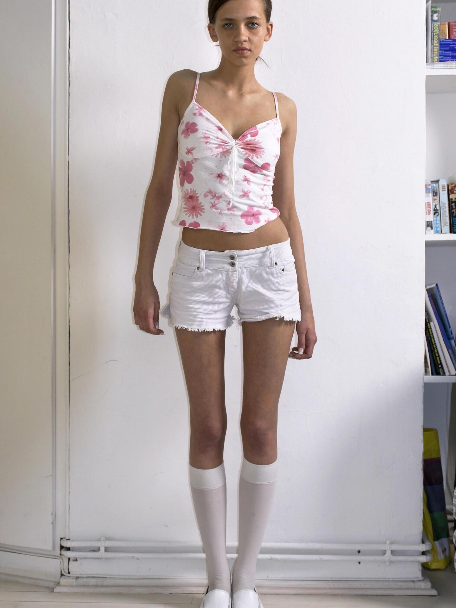 Alisabeth White Short shorts