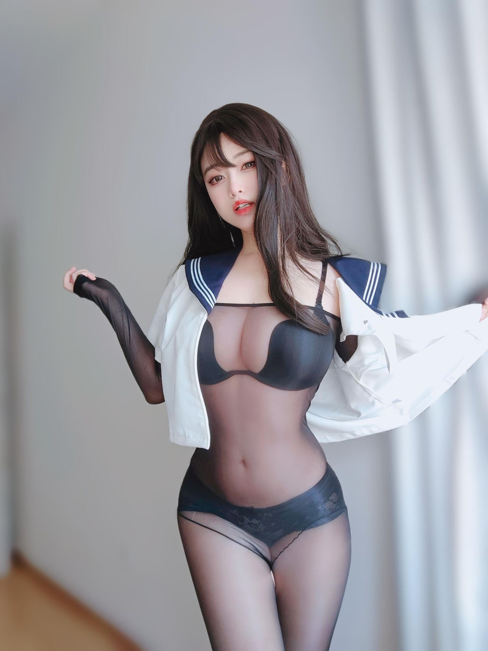K cosplay de nylon quente