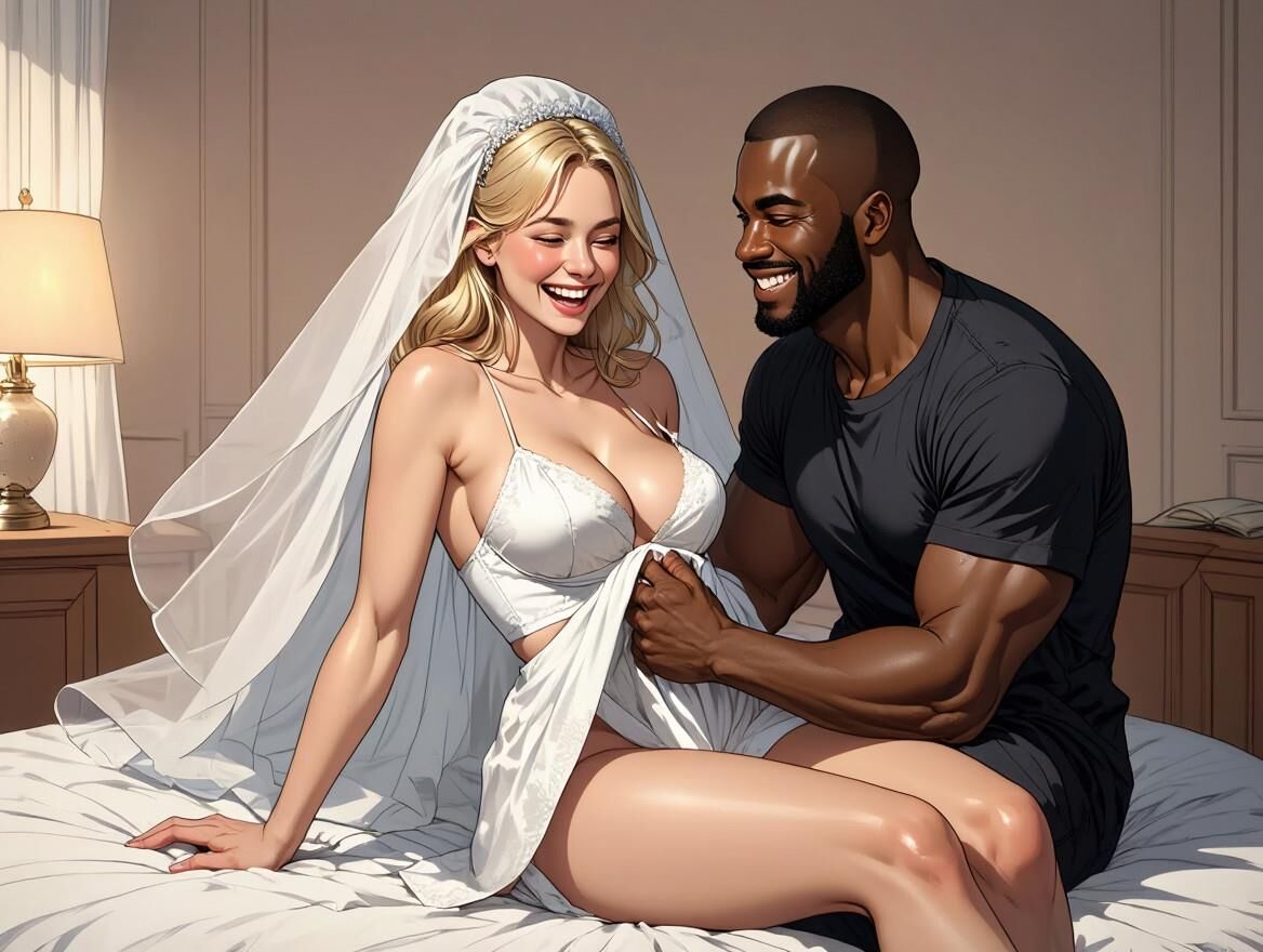 Desculpe mano, parece que um homem negro está levando sua noiva esta noite