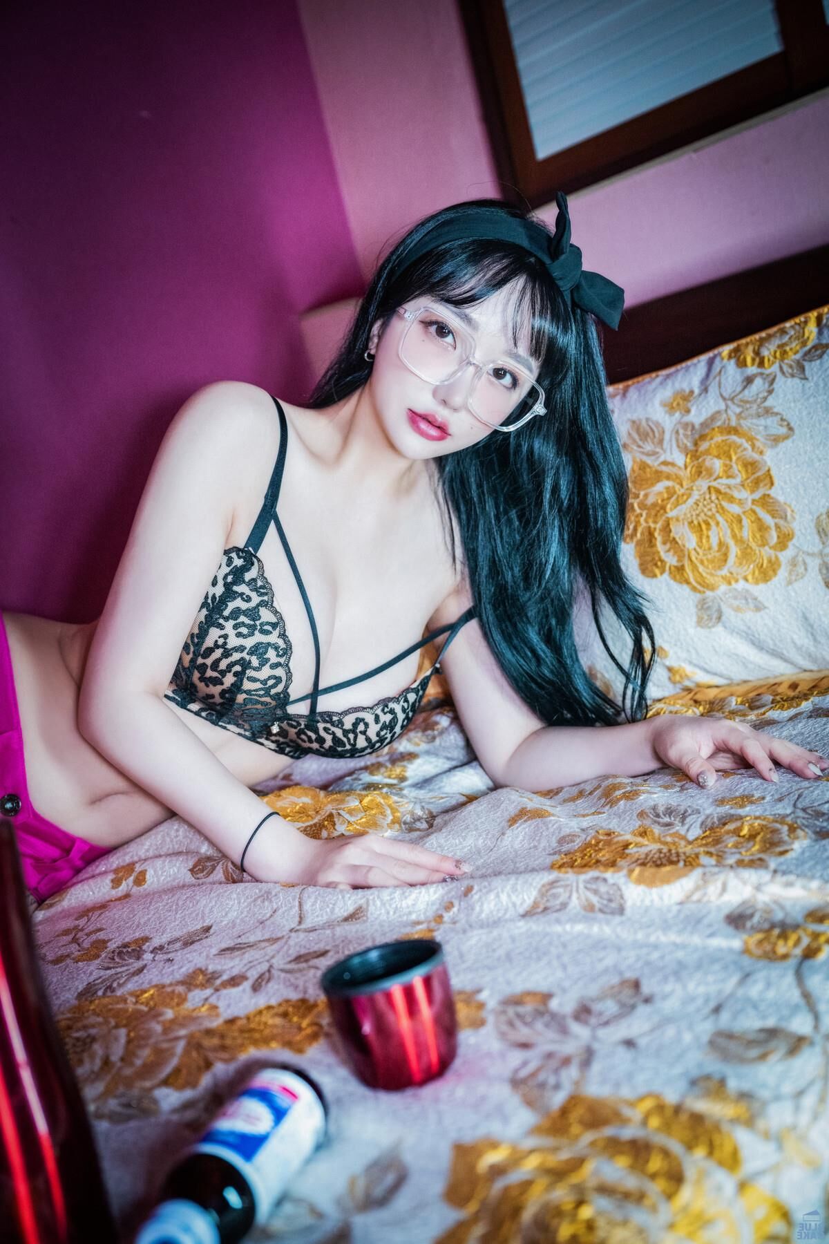 Filho yeeun bluecake nude sem calcinha