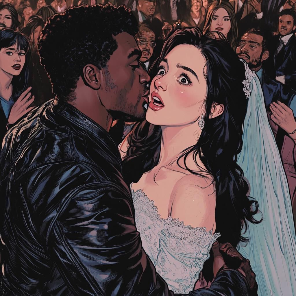 Desculpe mano, parece que um homem negro está levando sua noiva esta noite