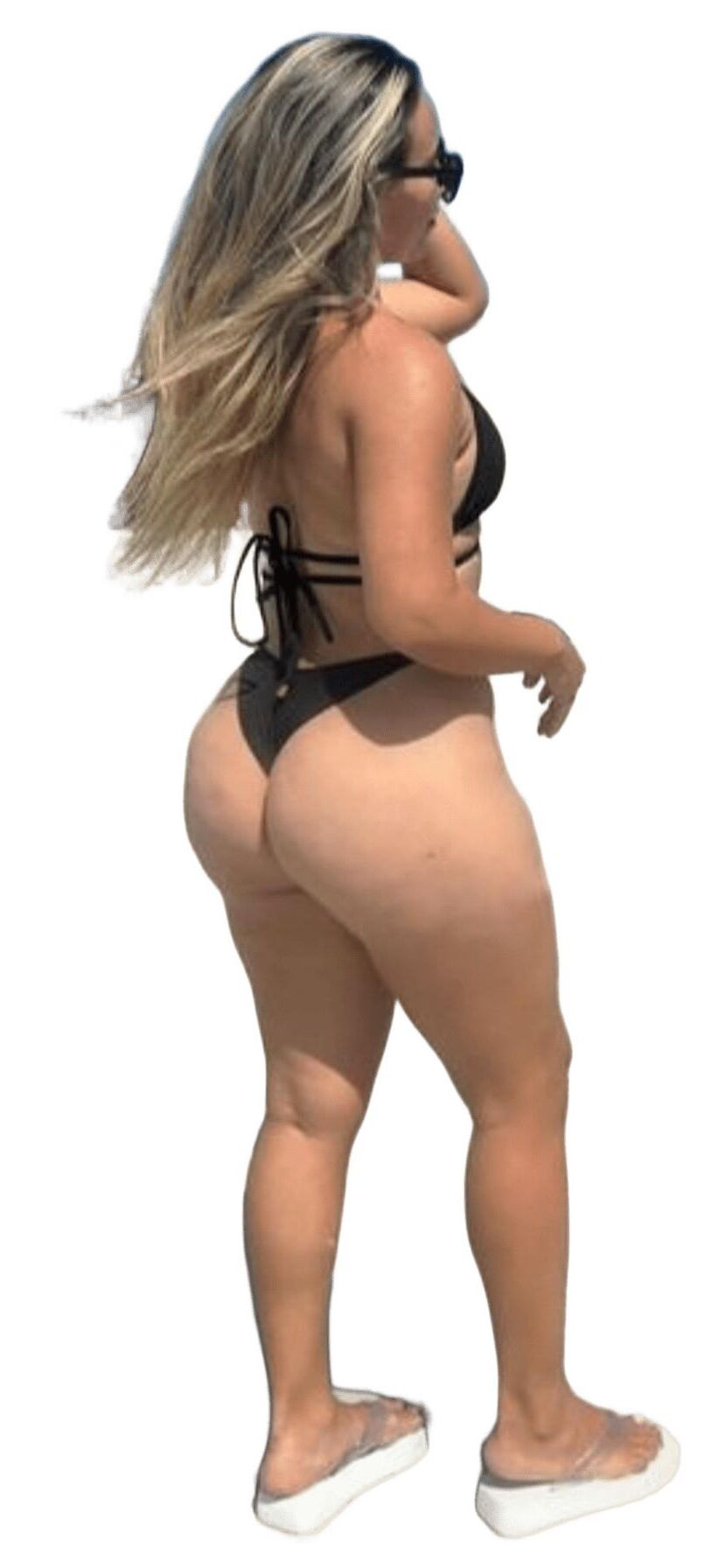 Latina Cute Big Butt Stickers 