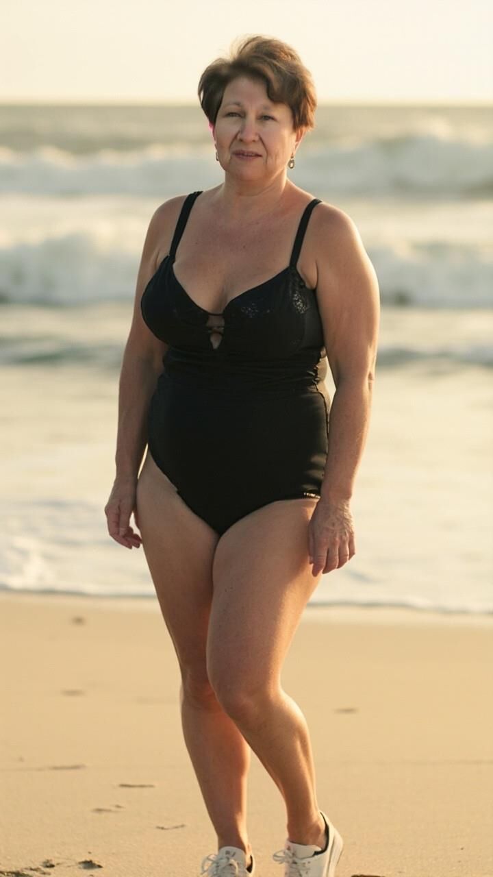 AI Oma Ana am Strand