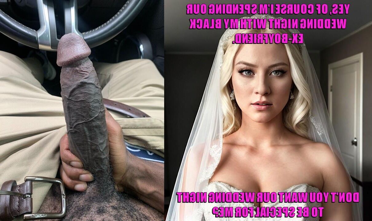 Desculpe mano, parece que um homem negro está levando sua noiva esta noite