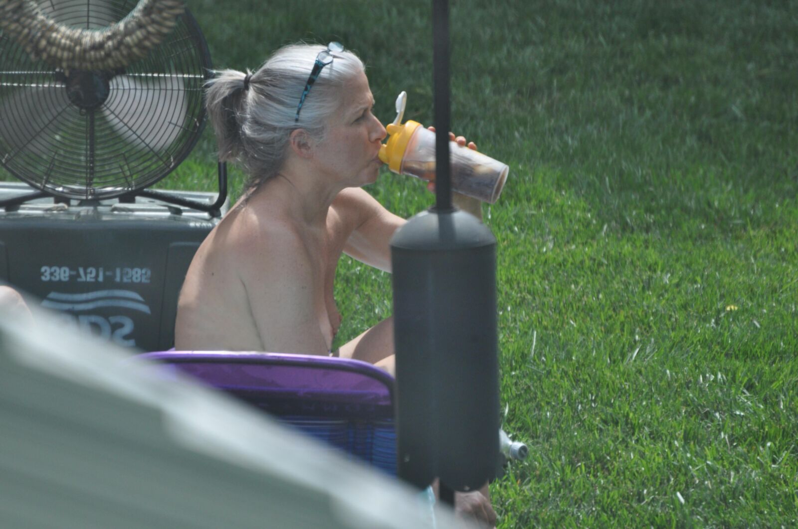 sunbathing 