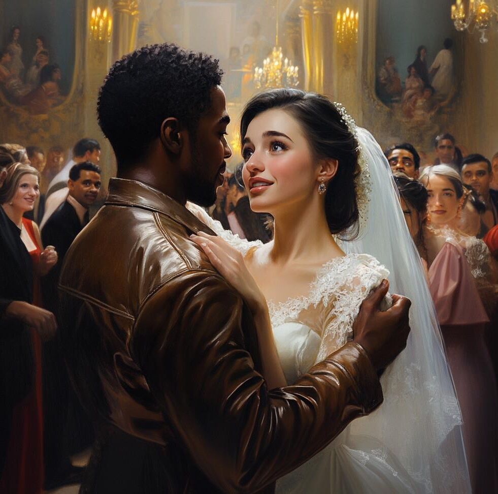Desculpe mano, parece que um homem negro está levando sua noiva esta noite