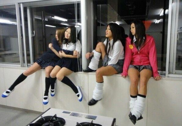 Les filles asiatiques portent-elles des chaussettes? 