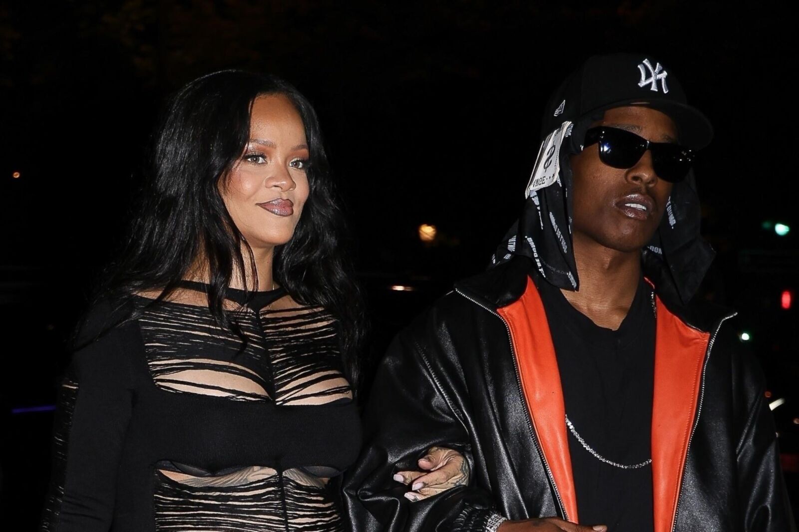 Rihanna and A$AP Rocky L'Arc nightclub in Paris June , 