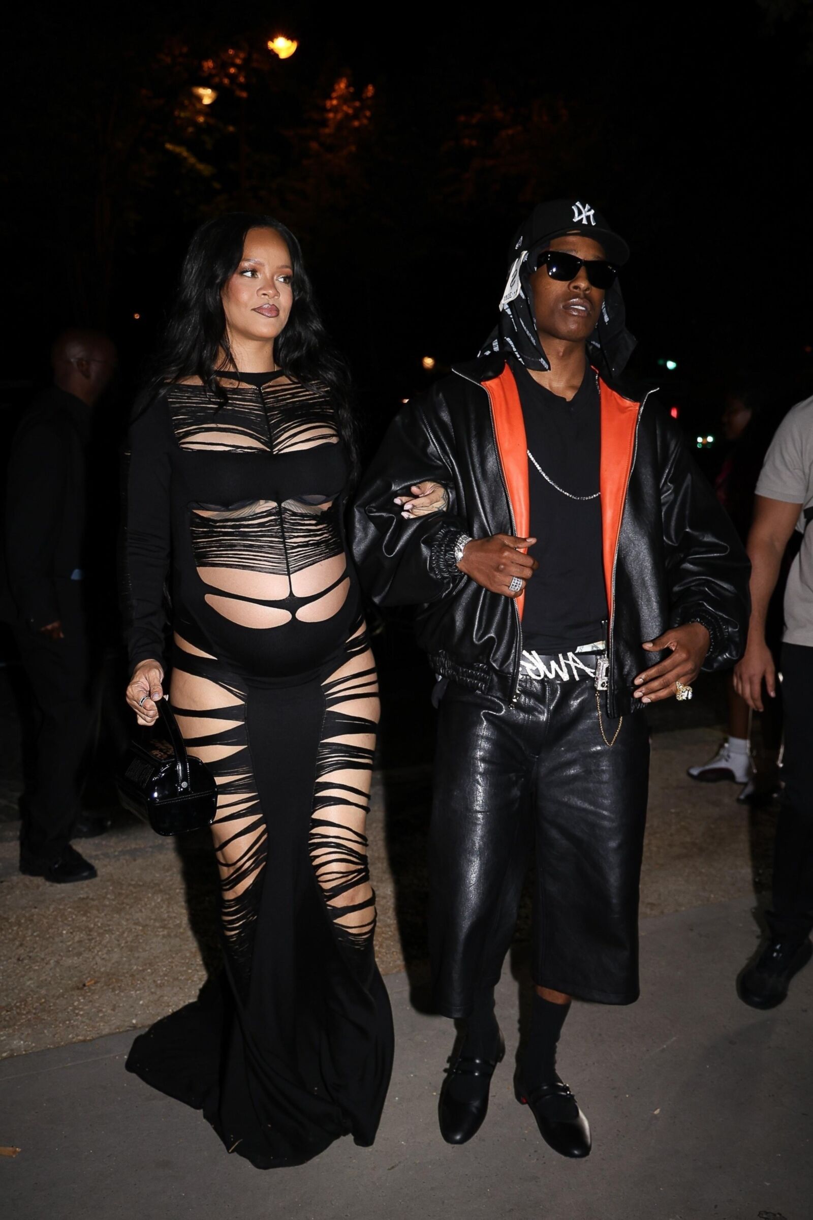 Rihanna and A$AP Rocky L'Arc nightclub in Paris June , 