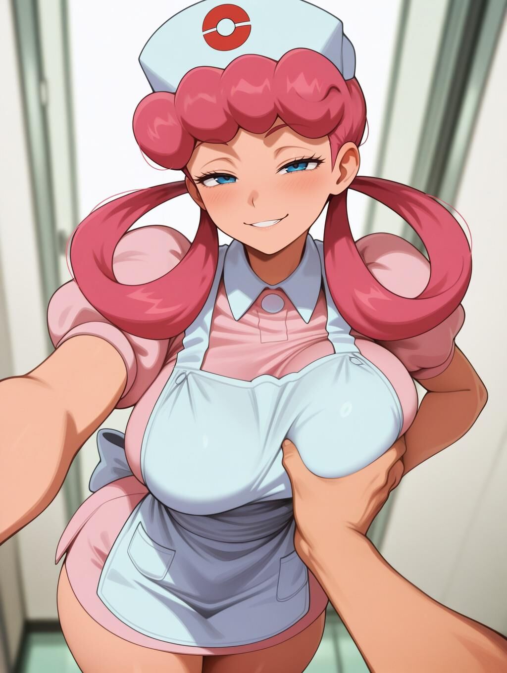 Pokemon -Krankenschwester Joy Hentai