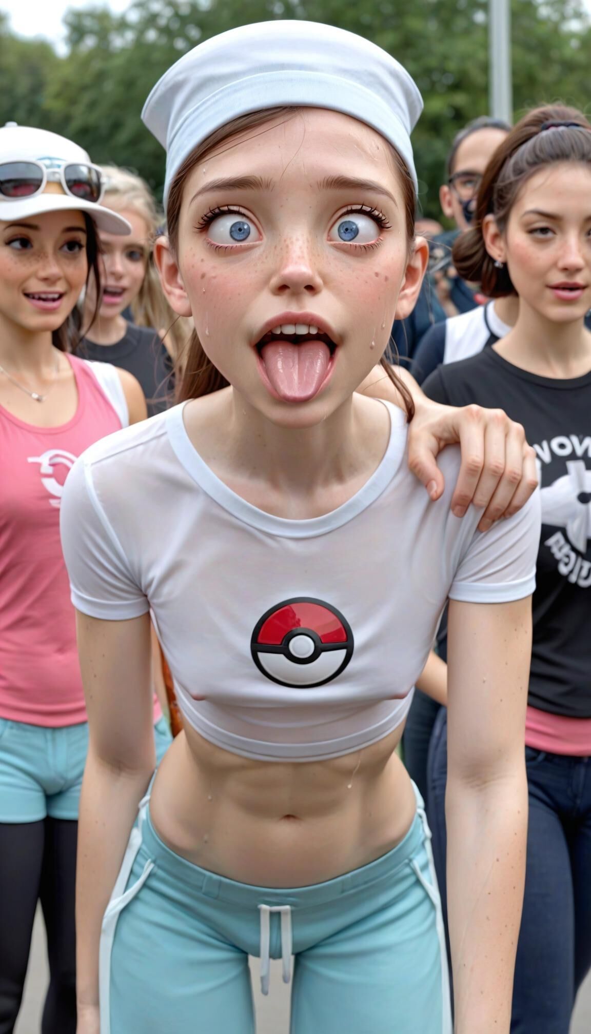 Public Ahegao Futa Girls