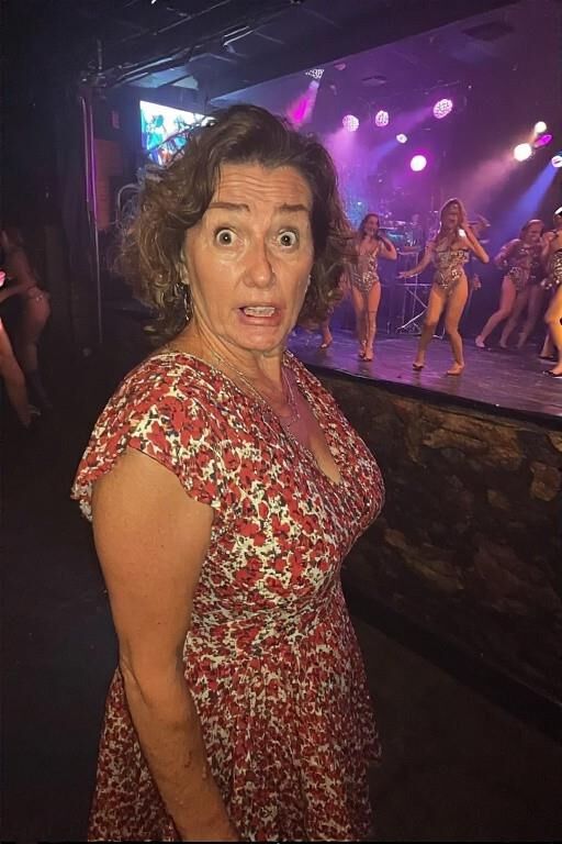 Frumpy Conservative Moms at a Co ed Strip Club