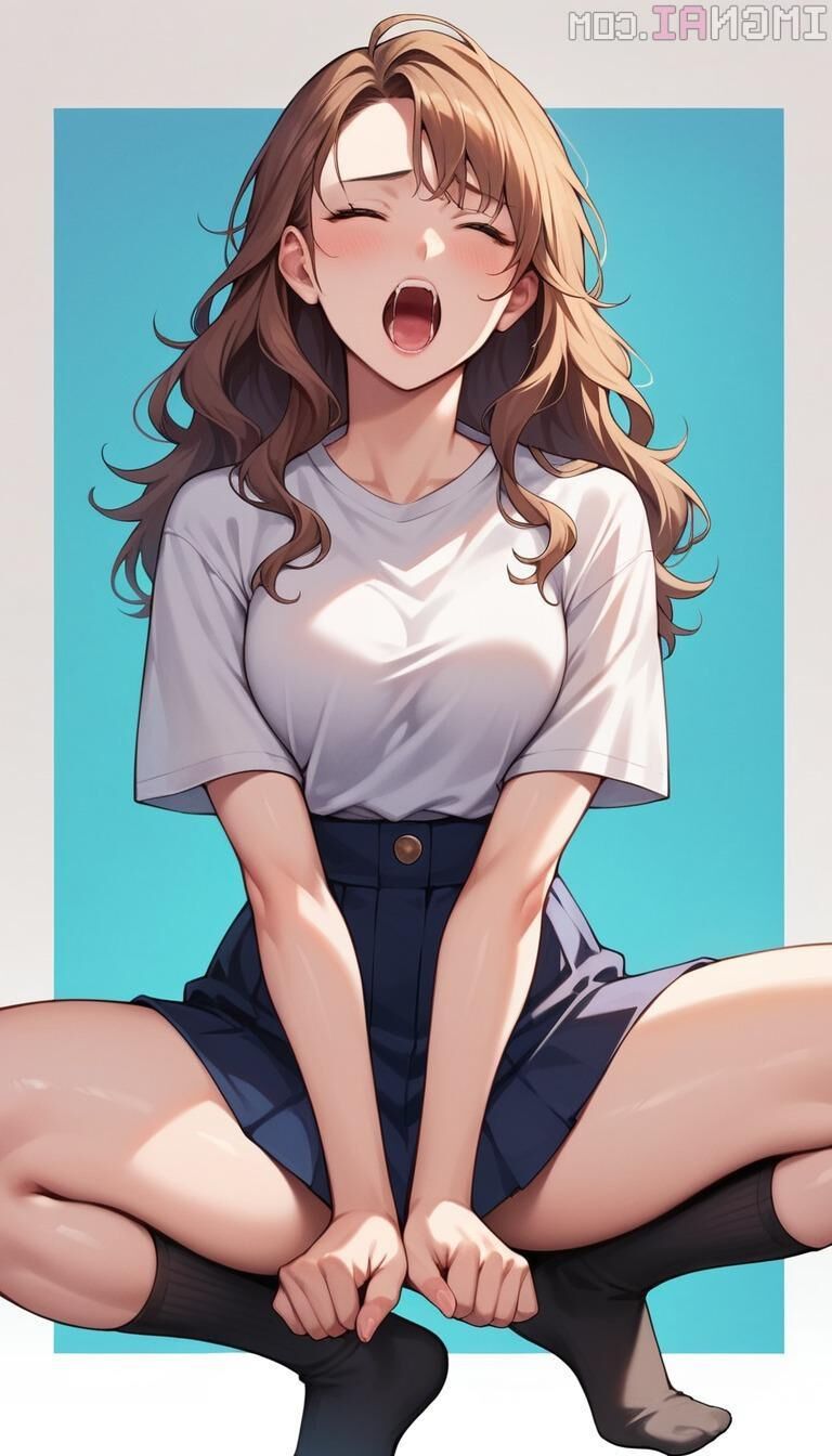 Сексуальная и счастливая коричневая девушка Toon/hentai