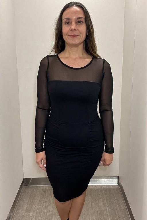 Sheer Dresses in the Fitting Room