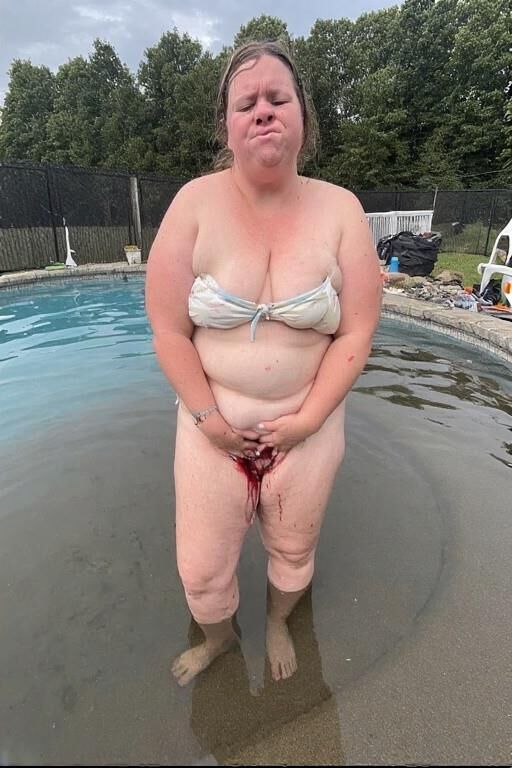 White Trash in the Backyard Pool