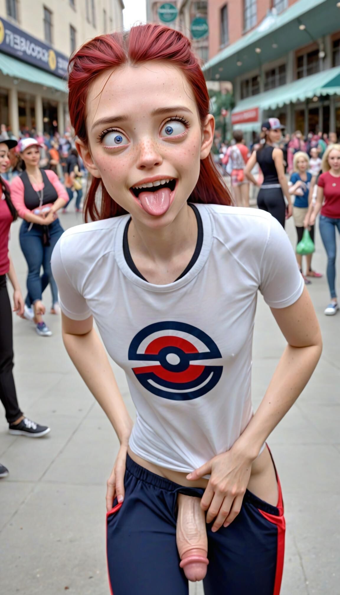 Public Ahegao Futa Girls
