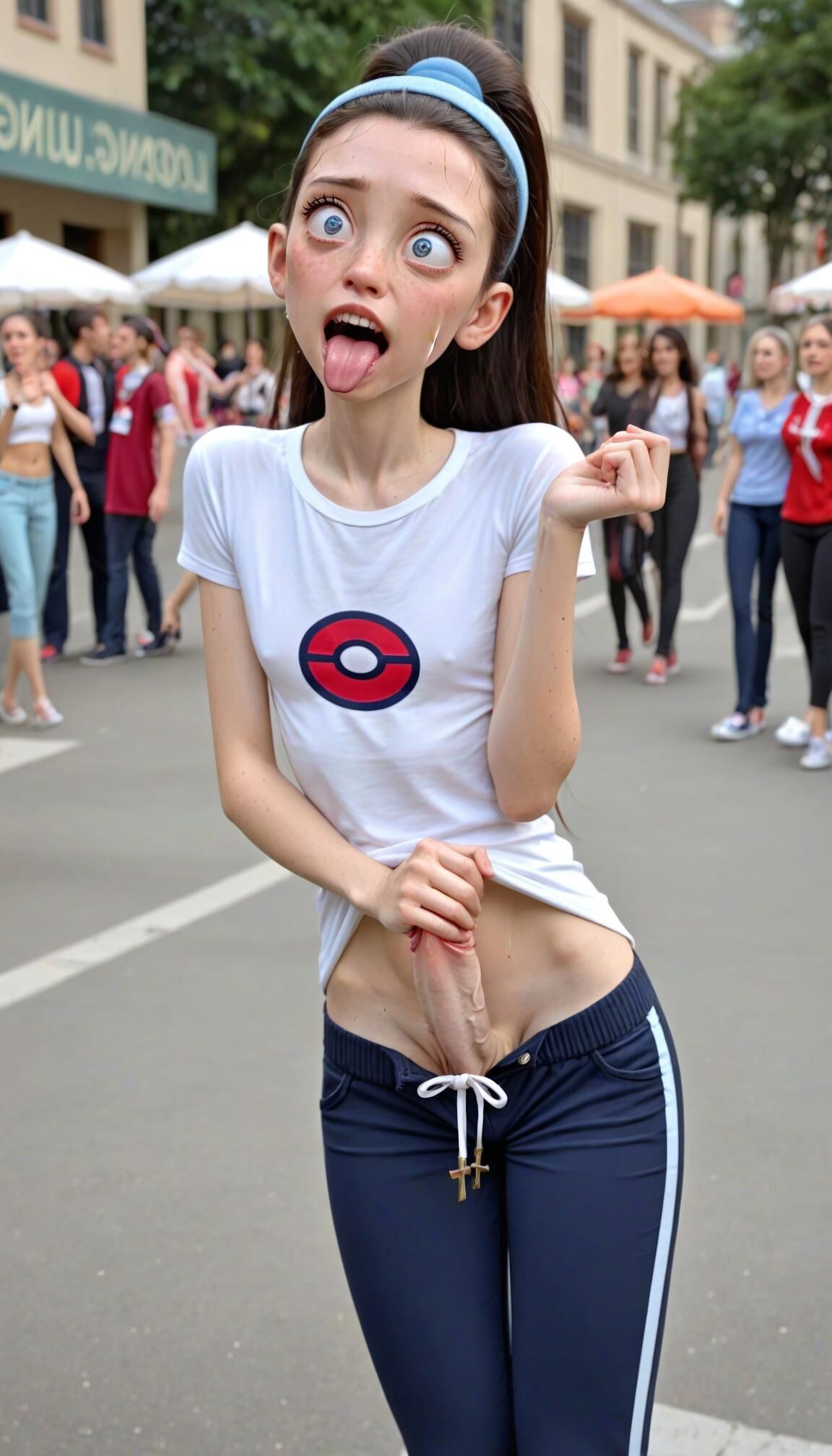 Public Ahegao Futa Girls