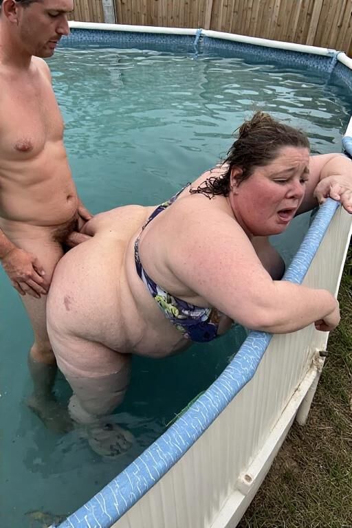 White Trash in the Backyard Pool