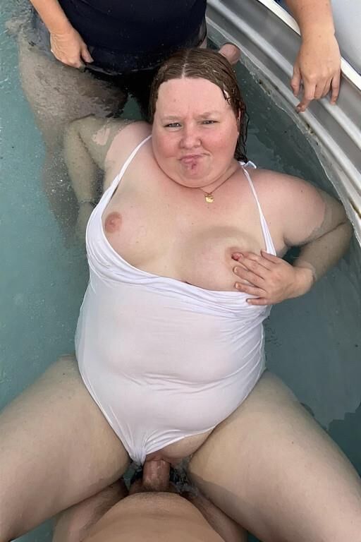 White Trash in the Backyard Pool