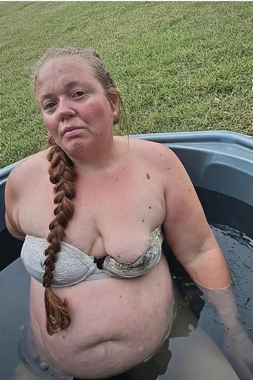 White Trash Women in a Hot Tub