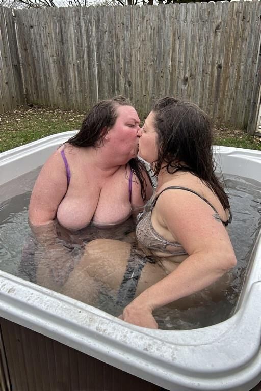 White Trash Women in a Hot Tub