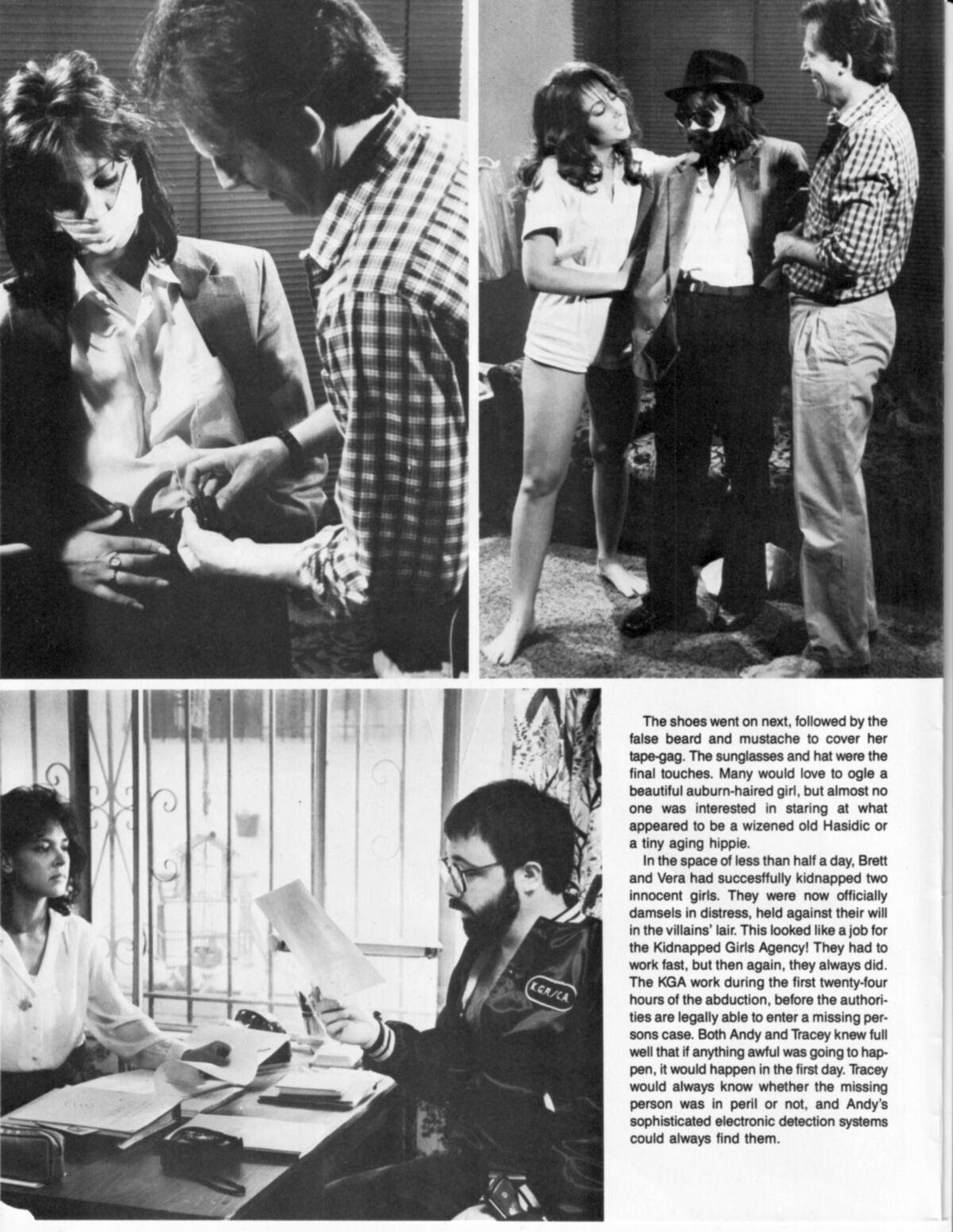 Agencia de niñas secuestradas de la revista vintage bondage
