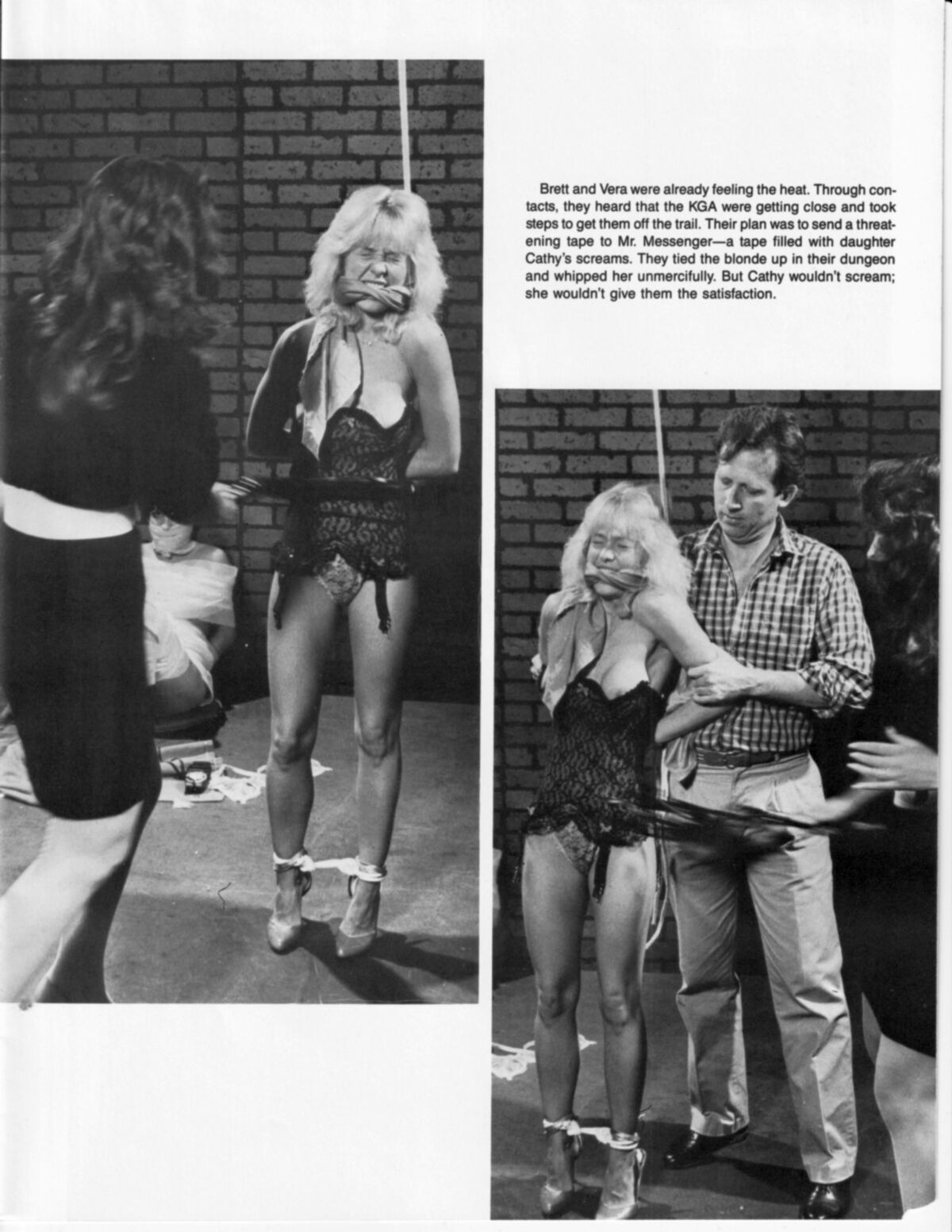 Agencia de niñas secuestradas de la revista vintage bondage