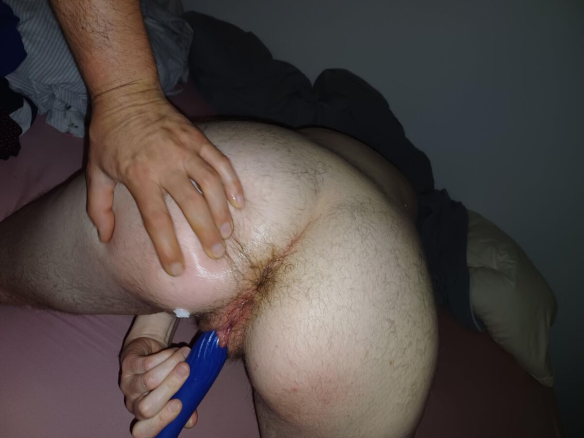 Amador peludo exposto