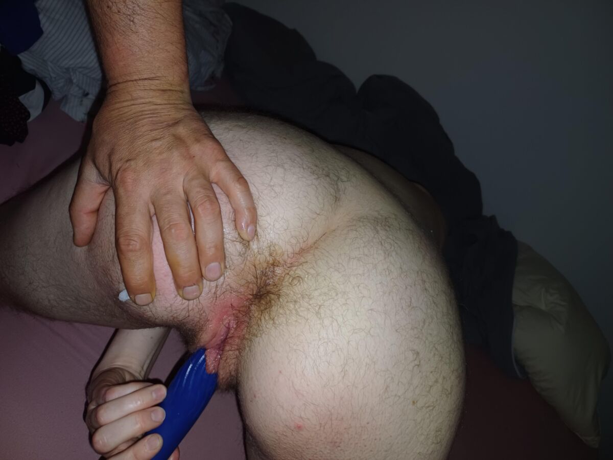 Amador peludo exposto