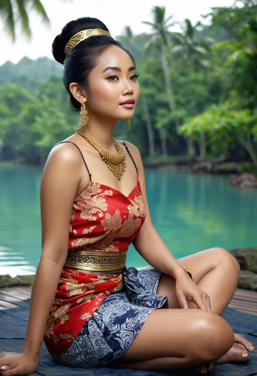 schöne asiatische AI -Mädchen