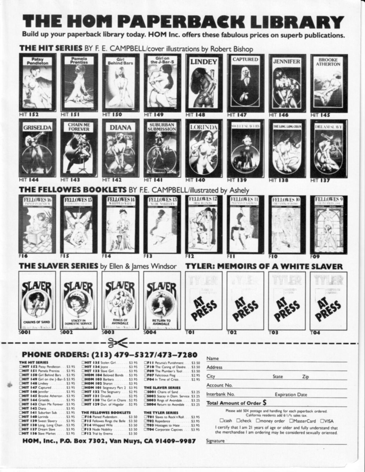 Agencia de niñas secuestradas de la revista vintage bondage