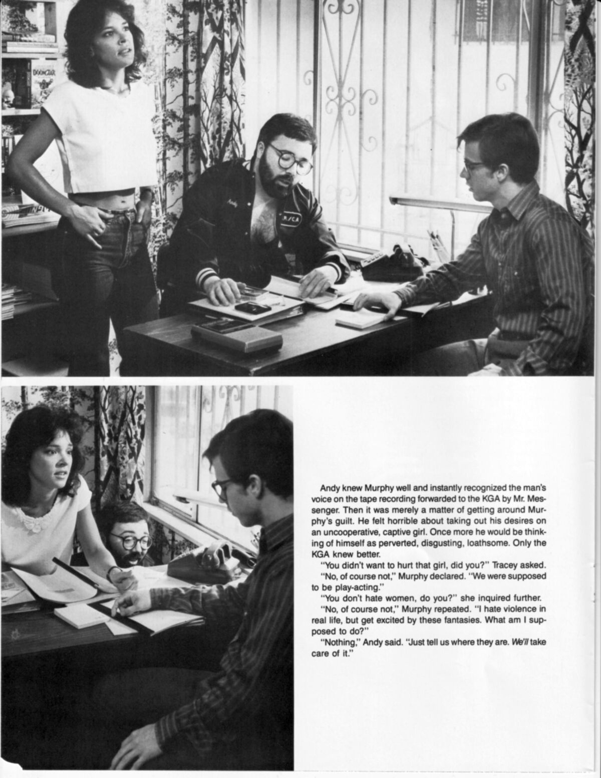 Agencia de niñas secuestradas de la revista vintage bondage
