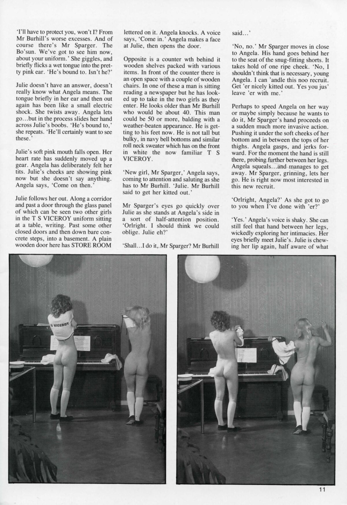 Retro Spanking Uniform Girls issue (complete)