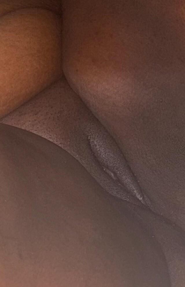 Fett Ebenholz mit einem großen Hiney