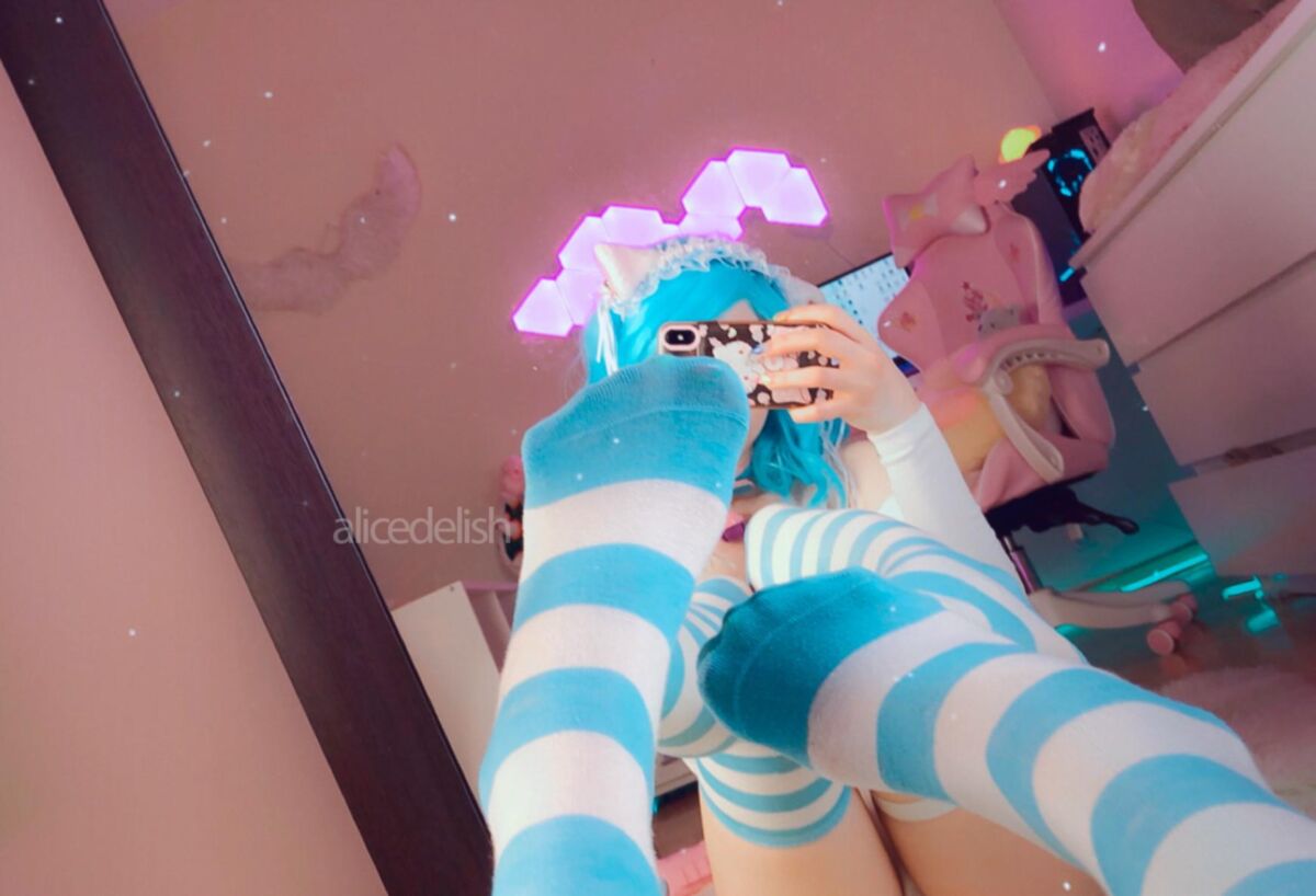 Alice Delish Blue Kitty