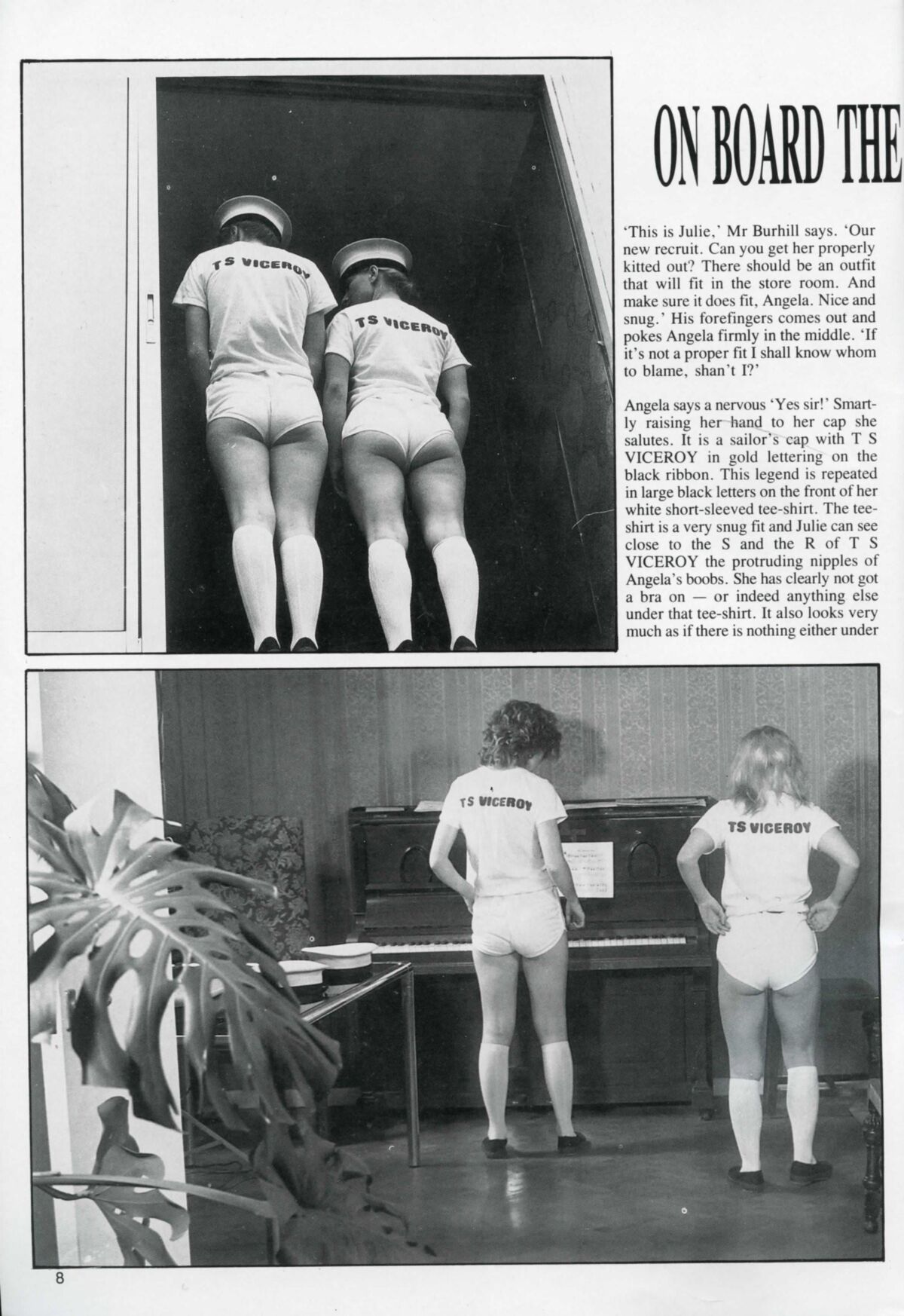 Retro Spanking Uniform Girls issue (complete)