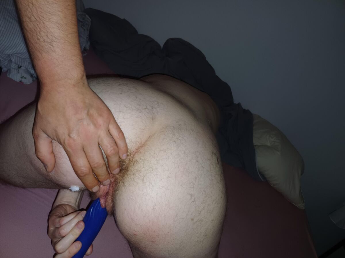 Amador peludo exposto