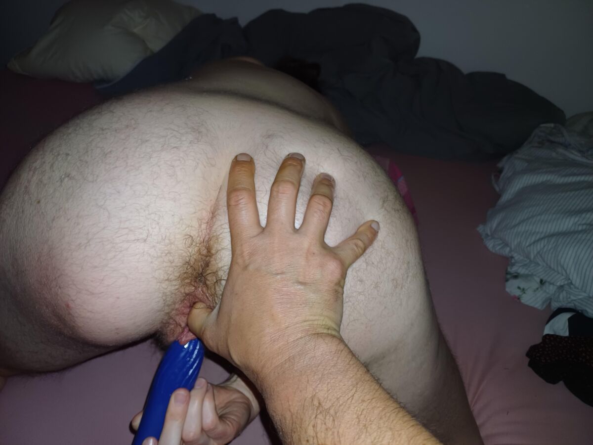 Amador peludo exposto