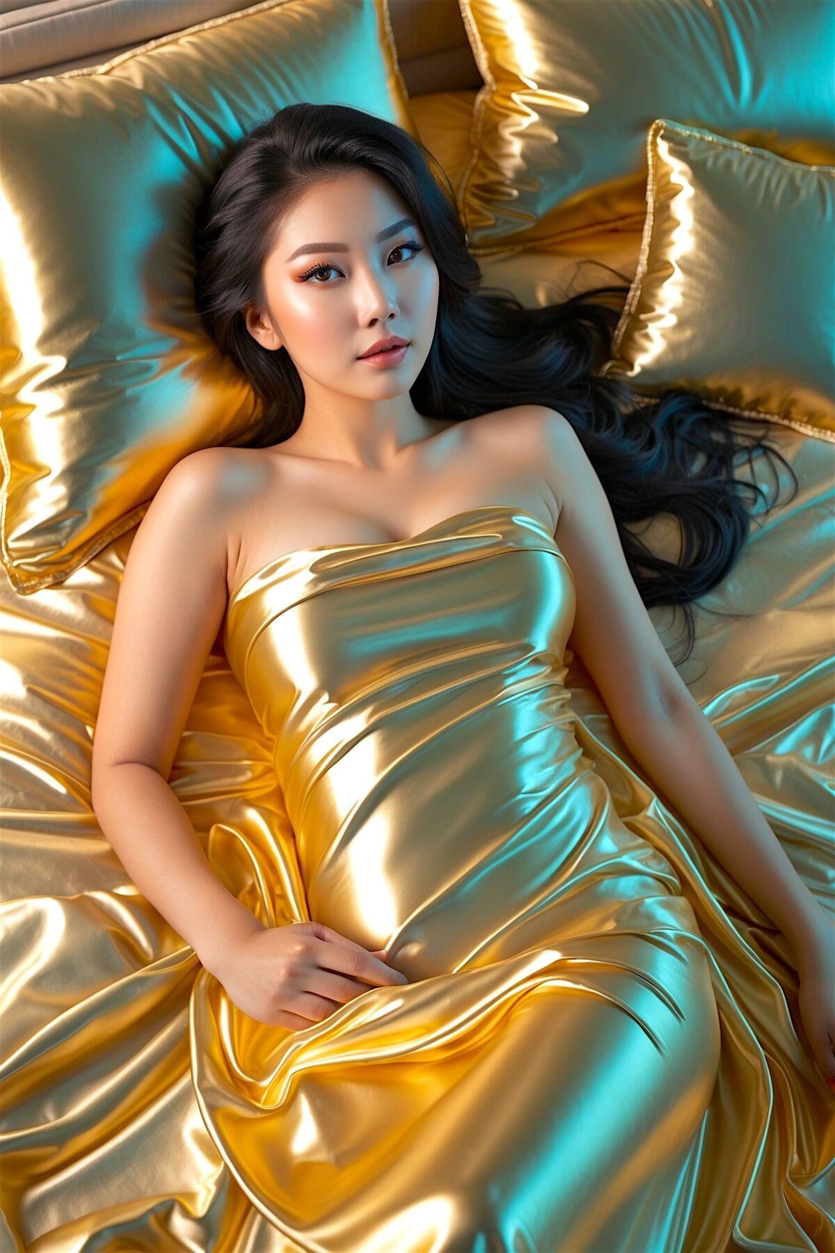 schöne asiatische AI -Mädchen