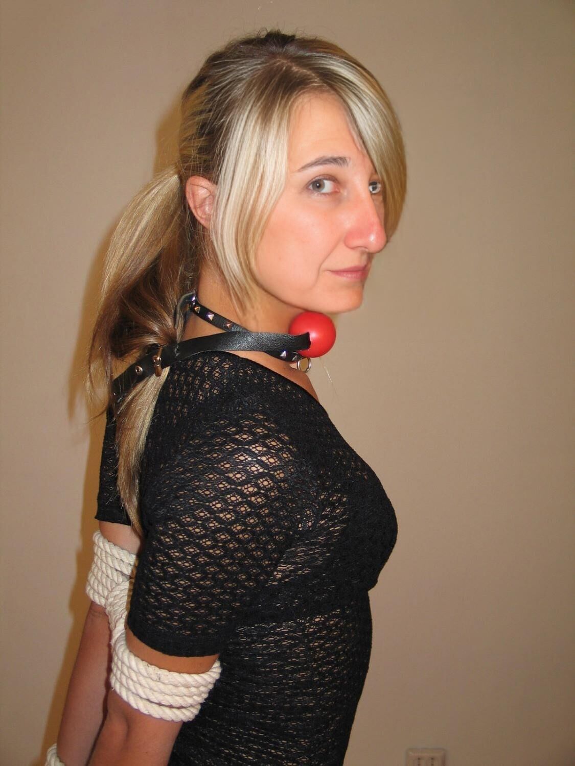 Submissive Helen B can't speak anymore