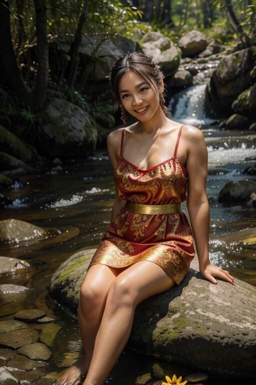 schöne asiatische AI -Mädchen