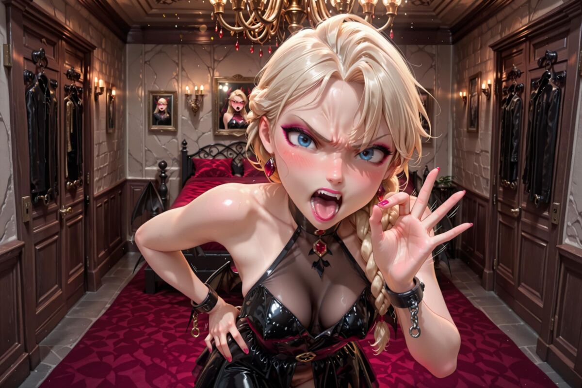 Elsa x Goth Bat Dress