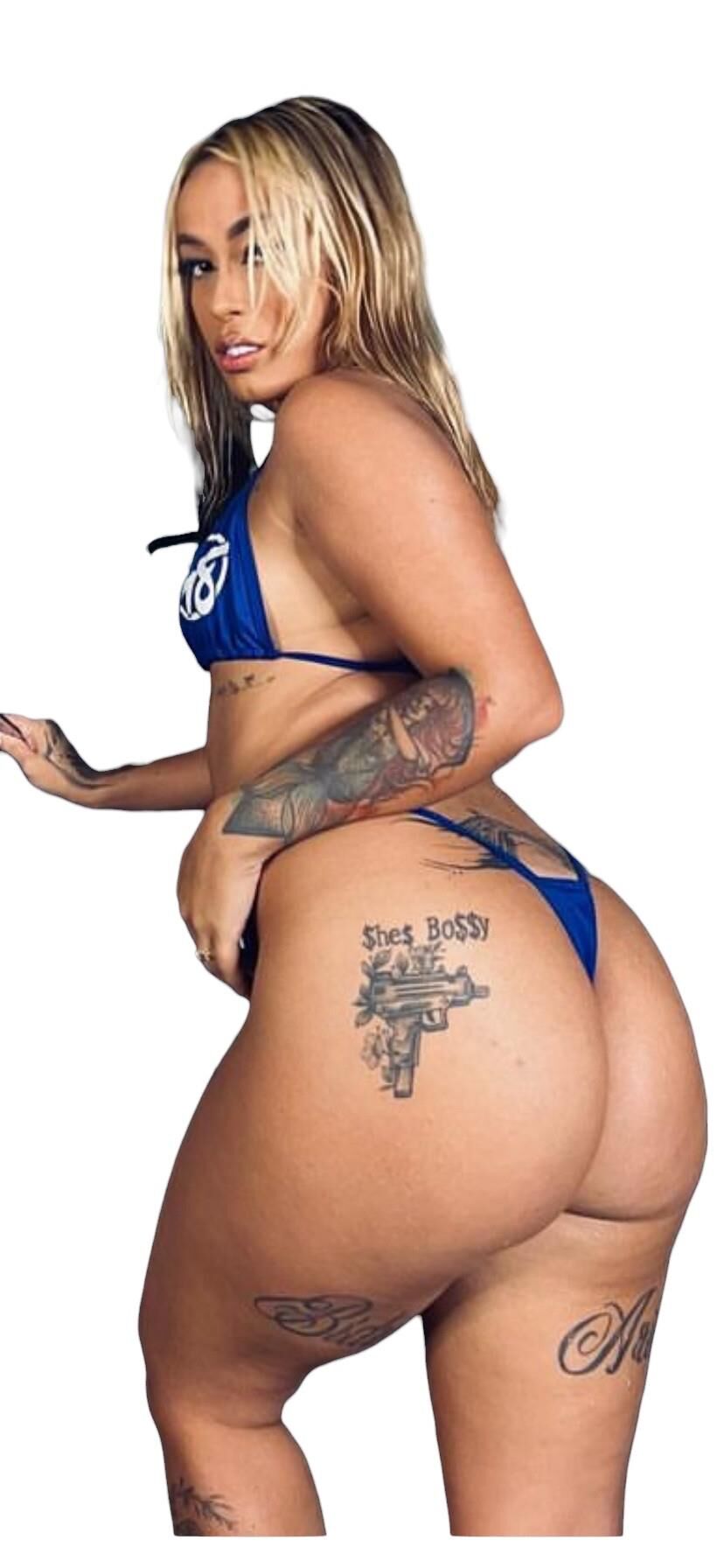 Latina lindas pegatinas grandes de trasero