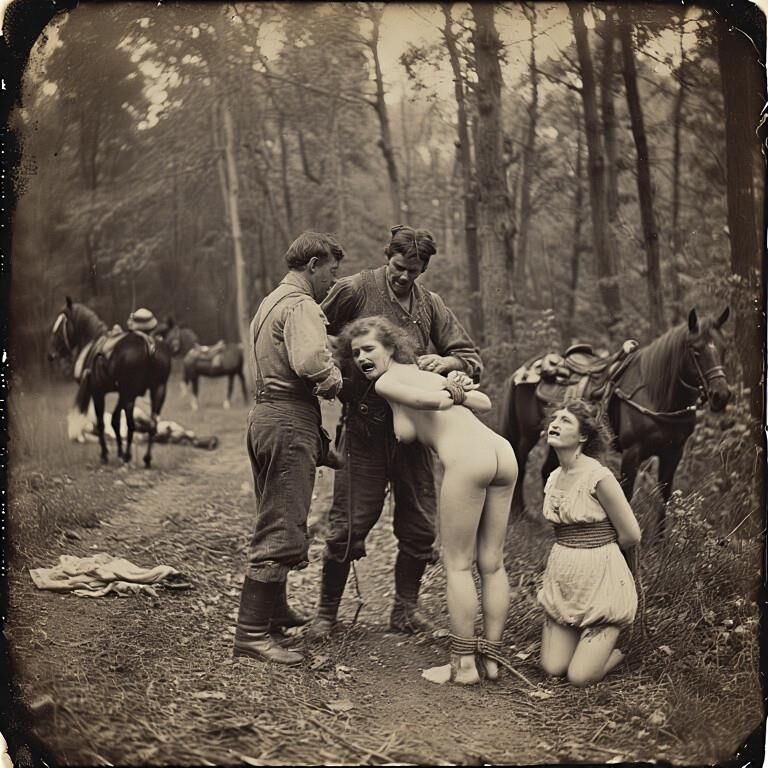 Frauen als Beute von Räubern