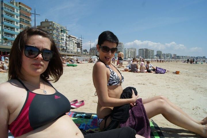 Voyeur Spy Oops Bikini Swimsuit Downblouse Nipslip Feet