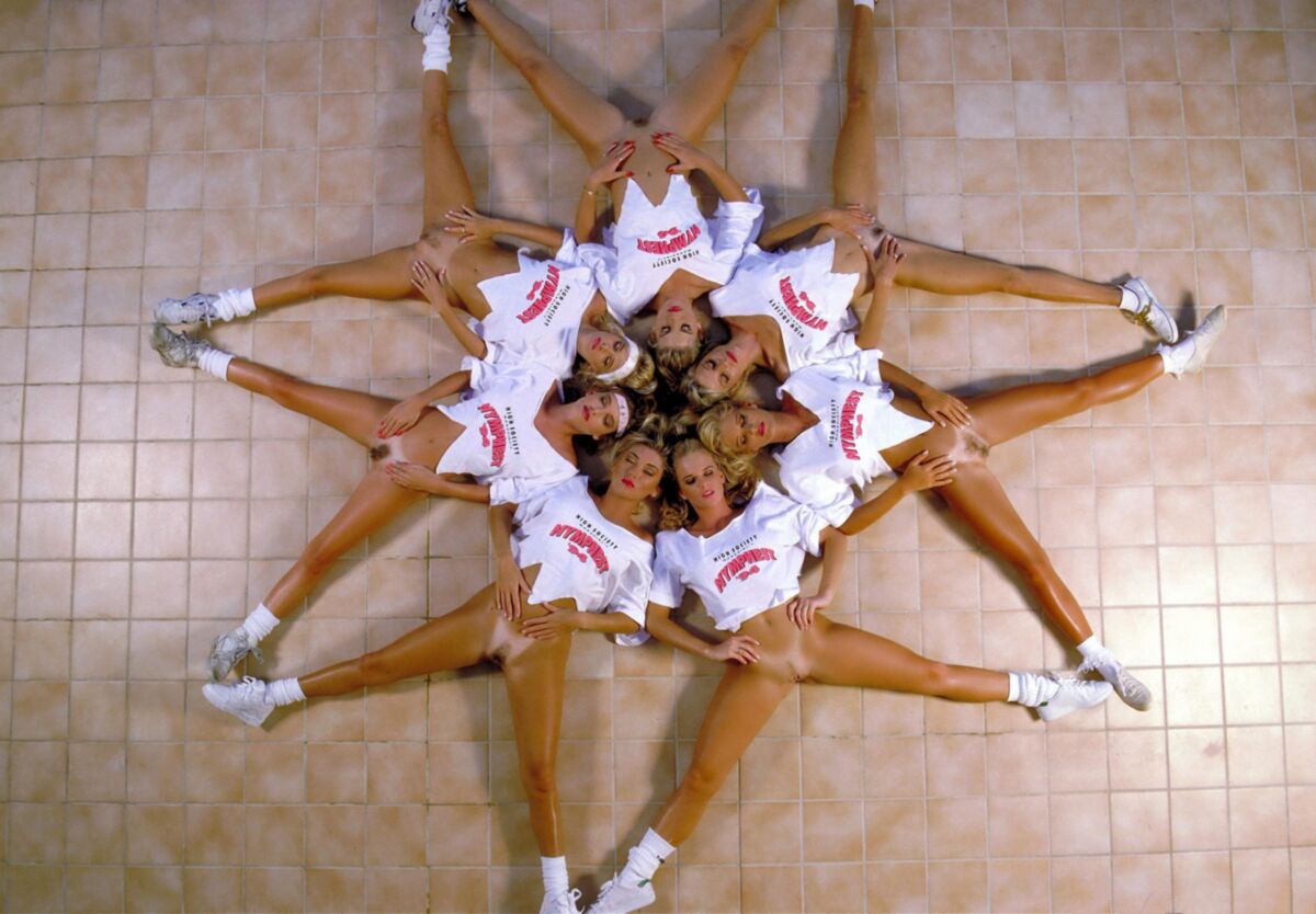 grupo de flash de buceta